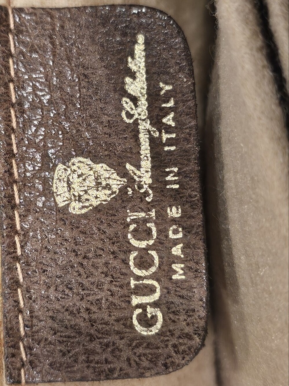 💥HOST PICK💥 Gucci Vintage Beige GG Supreme Canvas Boston Bag - Picture 2 of 7